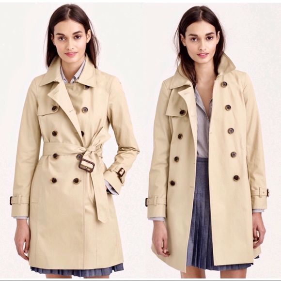 J. Crew Jackets & Blazers - J. Crew Classic Khaki belted button Trench Coat 2
